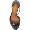 imageFSJ Women Summer Buckled Ankle Strap Sandals Open Toe Mid Stiletto Heels Casual Daily Shoes Size 415 USBlack