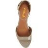 imageFSJ Women Summer Buckled Ankle Strap Sandals Open Toe Mid Stiletto Heels Casual Daily Shoes Size 415 USGrey