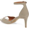 imageFSJ Women Summer Buckled Ankle Strap Sandals Open Toe Mid Stiletto Heels Casual Daily Shoes Size 415 USGrey