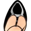 imageFSJ Women T Strap Sandals High Heels Pumps Closed Toe Stilettos Buckle Party Shoes Size 415 USBlack