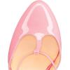imageFSJ Women T Strap Sandals High Heels Pumps Closed Toe Stilettos Buckle Party Shoes Size 415 USPink