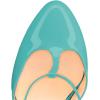 imageFSJ Women T Strap Sandals High Heels Pumps Closed Toe Stilettos Buckle Party Shoes Size 415 USTurquoise