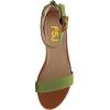 imageFSJ Womens Wedge Sandals Low Platform Ankle Strap Open Toe Sandal Summer Casual Dress Classic Wedge Heeled Sandals Party Shoes Size 415 USForest Brown