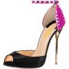 Black-fuchsia