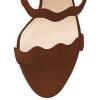imageFSJ Women Hot Open Toe Strappy Heeled Sandals Suede Dress Shoes for Party Wedding Size 415 USSienna