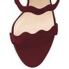 imageFSJ Women Hot Open Toe Strappy Heeled Sandals Suede Dress Shoes for Party Wedding Size 415 USWinered