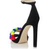 imageFSJ Women Sexy Open Toe Sandals Stiletto High Heels Platform Pumps Dress Shoes Size 415 USBlack Colorball