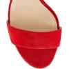 imageFSJ Women Sexy Open Toe Sandals Stiletto High Heels Platform Pumps Dress Shoes Size 415 USRed