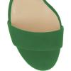 imageFSJ Women Sexy Open Toe Sandals Stiletto High Heels Platform Pumps Dress Shoes Size 415 USSeagreen