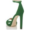 imageFSJ Women Sexy Open Toe Sandals Stiletto High Heels Platform Pumps Dress Shoes Size 415 USSeagreen