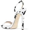 imageFSJ Women Sexy High Heel Stiletto Sandal Back Strap Slingback Open Toe Evening Party Dance Graceful Shoes Size 415 USCow