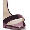 imageFSJ Women Sexy High Heel Stiletto Sandal Back Strap Slingback Open Toe Evening Party Dance Graceful Shoes Size 415 USDark Red