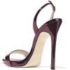 imageFSJ Women Sexy High Heel Stiletto Sandal Back Strap Slingback Open Toe Evening Party Dance Graceful Shoes Size 415 USDark Red