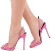 imageFSJ Women Sexy High Heel Stiletto Sandal Back Strap Slingback Open Toe Evening Party Dance Graceful Shoes Size 415 USFuchsia