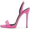 imageFSJ Women Sexy High Heel Stiletto Sandal Back Strap Slingback Open Toe Evening Party Dance Graceful Shoes Size 415 USFuchsia