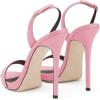 imageFSJ Women Sexy High Heel Stiletto Sandal Back Strap Slingback Open Toe Evening Party Dance Graceful Shoes Size 415 USLight Pink