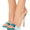 imageFSJ Women Sexy High Heel Stiletto Sandal Back Strap Slingback Open Toe Evening Party Dance Graceful Shoes Size 415 USPalm