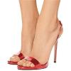 imageFSJ Women Sexy High Heel Stiletto Sandal Back Strap Slingback Open Toe Evening Party Dance Graceful Shoes Size 415 USRed