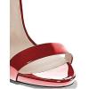 imageFSJ Women Sexy High Heel Stiletto Sandal Back Strap Slingback Open Toe Evening Party Dance Graceful Shoes Size 415 USRed