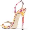 imageFSJ Women Sexy High Heel Stiletto Sandal Back Strap Slingback Open Toe Evening Party Dance Graceful Shoes Size 415 USRed Floral