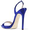 imageFSJ Women Sexy High Heel Stiletto Sandal Back Strap Slingback Open Toe Evening Party Dance Graceful Shoes Size 415 USRoyal Blue
