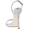imageFSJ Women Sexy High Heel Stiletto Sandal Back Strap Slingback Open Toe Evening Party Dance Graceful Shoes Size 415 USSilver
