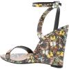 imageWomen Hot Summer Open Toe Sandals Ankle Strap Wedge High Heeled Casual Patent Leather Shoes Size 415 USButterfly