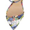 imageWomen Hot Summer Open Toe Sandals Ankle Strap Wedge High Heeled Casual Patent Leather Shoes Size 415 USCartoon
