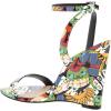 imageWomen Hot Summer Open Toe Sandals Ankle Strap Wedge High Heeled Casual Patent Leather Shoes Size 415 USCartoon