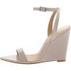 imageWomen Hot Summer Open Toe Sandals Ankle Strap Wedge High Heeled Casual Patent Leather Shoes Size 415 USGrey