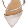 imageWomen Hot Summer Open Toe Sandals Ankle Strap Wedge High Heeled Casual Patent Leather Shoes Size 415 USGrey