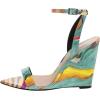 imageWomen Hot Summer Open Toe Sandals Ankle Strap Wedge High Heeled Casual Patent Leather Shoes Size 415 USQuicksand