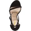 imageWomen Classic Open Toe Sandals Ankle Strap High Heels Two Piece Buckled Prom Shoes Size 415 USBlack