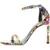 imageWomen Classic Open Toe Sandals Ankle Strap High Heels Two Piece Buckled Prom Shoes Size 415 USCartoon