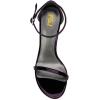 imageWomen Classic Open Toe Sandals Ankle Strap High Heels Two Piece Buckled Prom Shoes Size 415 USFuchsia