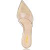 imageFSJ Women Fashion Mid High Heels Sandals Suede Slip on Open Toe Mules Sexy Summer Casual Slide Shoes Size 415 USGold8 Cm