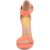 imageFSJ Women Versatile Ankle Strap Buckle Sandals Open Toe High Heel Pumps for Summer Size 415 USOrange