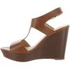 imageFSJ Women Wedge Platform High Heel Sandal Open Toe Ankle Strap Buckle Tstrap Backless Wedding Party Dress Shoes Size 416 USBrown