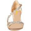 imageFSJ Womens Chic Rhinestones Sandals Open Toe Stiletto High Clear Heel Cross Strap Buckle Sandals Dress Shoes Size 415 USRose Gold