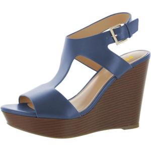 imageFSJ Women Wedge Platform High Heel Sandal Open Toe Ankle Strap Buckle Tstrap Backless Wedding Party Dress Shoes Size 416 USBlue