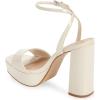 imageFSJ Women Classic Open Toe Chunky High Heel Platform Sandals Ankle Strap Single Band Dress Shoes Size 415 USBeige