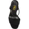 imageFSJ Women Classic Open Toe Chunky High Heel Platform Sandals Ankle Strap Single Band Dress Shoes Size 415 USBlackespadrille