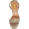 imageFSJ Women Classic Open Toe Chunky High Heel Platform Sandals Ankle Strap Single Band Dress Shoes Size 415 USDark Gold