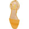 imageFSJ Women Classic Open Toe Chunky High Heel Platform Sandals Ankle Strap Single Band Dress Shoes Size 415 USOrange