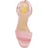 imageFSJ Women Classic Open Toe Chunky High Heel Platform Sandals Ankle Strap Single Band Dress Shoes Size 415 USPink