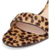 imageFSJ Women Faux Suede Basic Open Toe Sandals Block Chunky Heels Ankle Strap Pumps 415 USLeopard