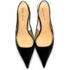 imageFSJ Womens Mid Kitten Heel Slingback Sandal Pointy Toe Sexy Pumps Comfortable Dress Party Walking Shoes Size 415 USBlack