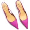 imageFSJ Womens Mid Kitten Heel Slingback Sandal Pointy Toe Sexy Pumps Comfortable Dress Party Walking Shoes Size 415 USFuchsia