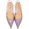 imageFSJ Womens Mid Kitten Heel Slingback Sandal Pointy Toe Sexy Pumps Comfortable Dress Party Walking Shoes Size 415 USLavender