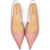 imageFSJ Womens Mid Kitten Heel Slingback Sandal Pointy Toe Sexy Pumps Comfortable Dress Party Walking Shoes Size 415 USPink